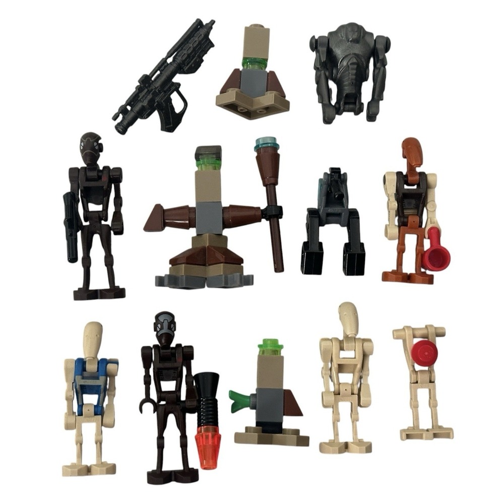 LEGO Star Wars Droid Minifigure Lot B1‎ B2 Super Commando Pilot Battle Droids